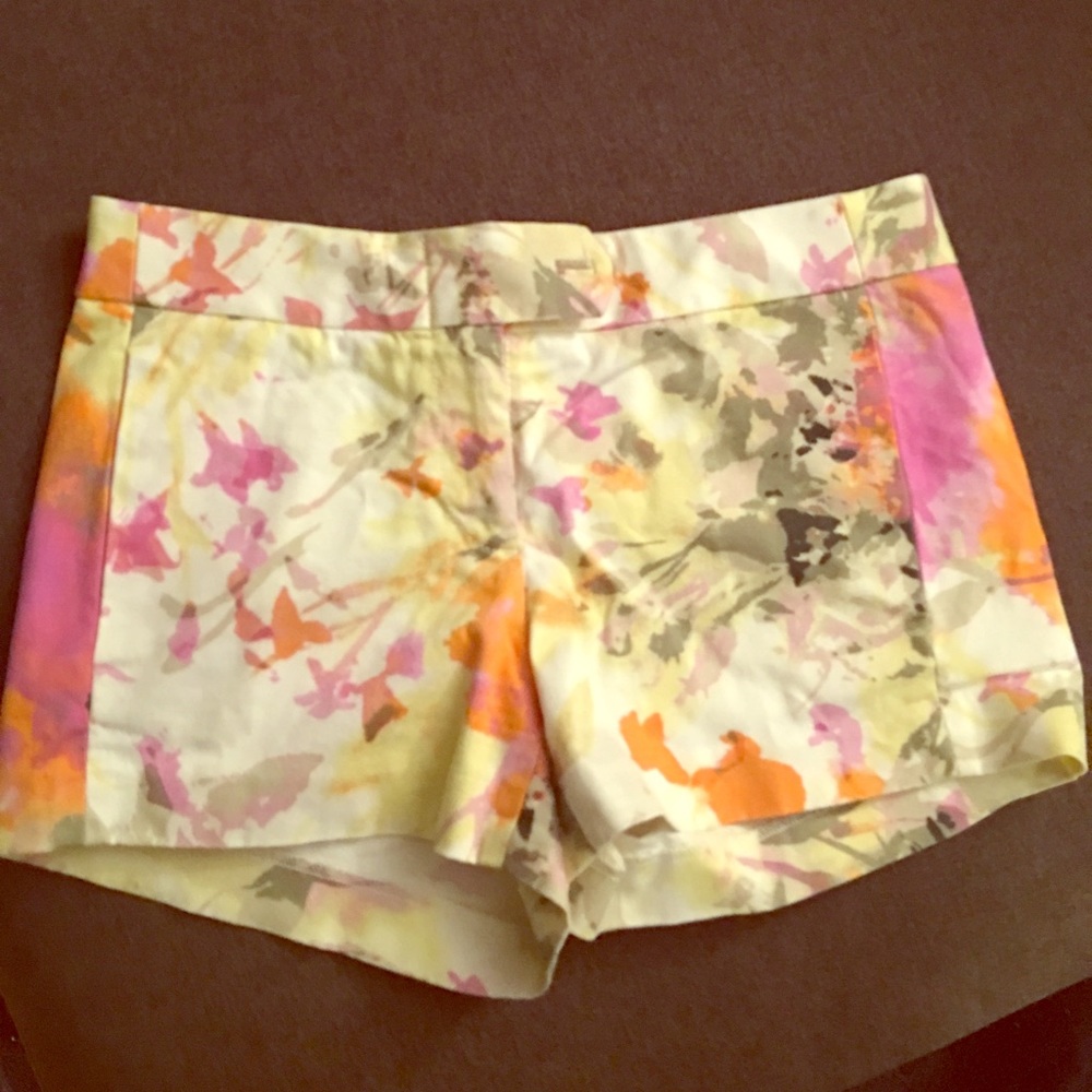 J Crew floral shorts